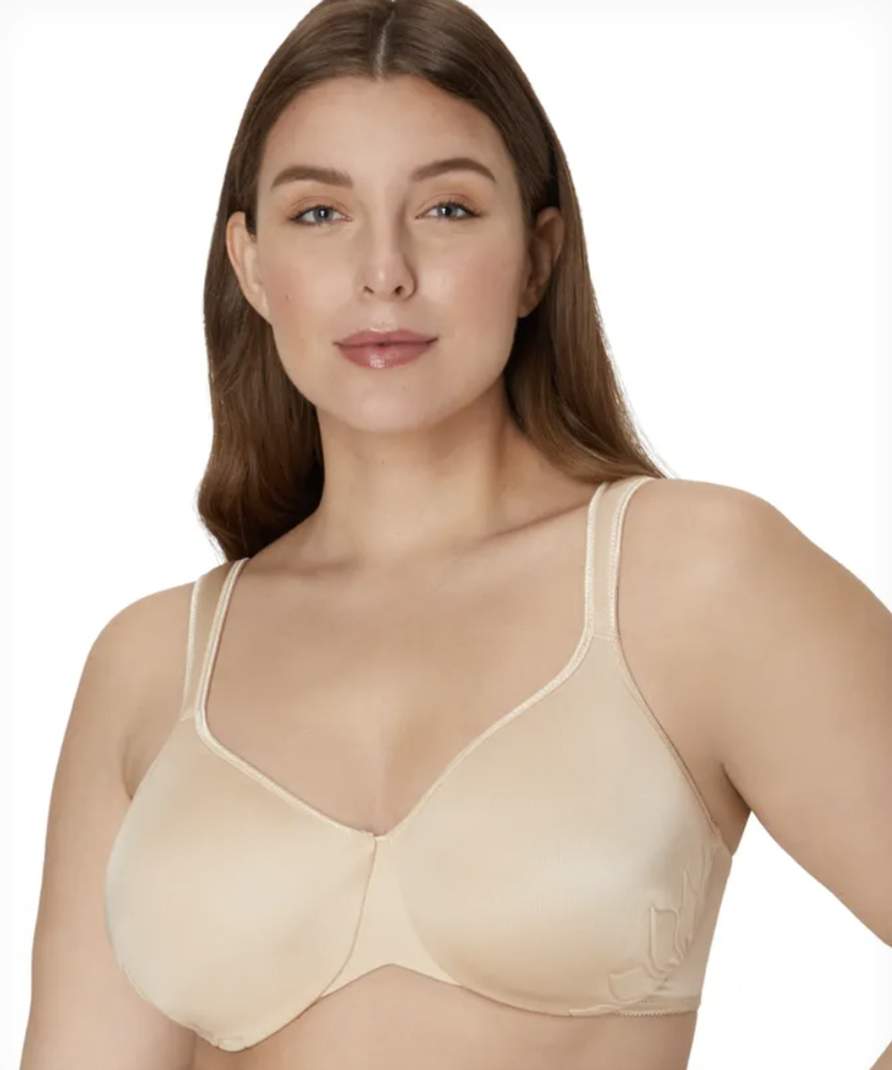 Bali Women's 38C Nude Underwire Cushioned Live It Up Push-Up Bra OS24-3